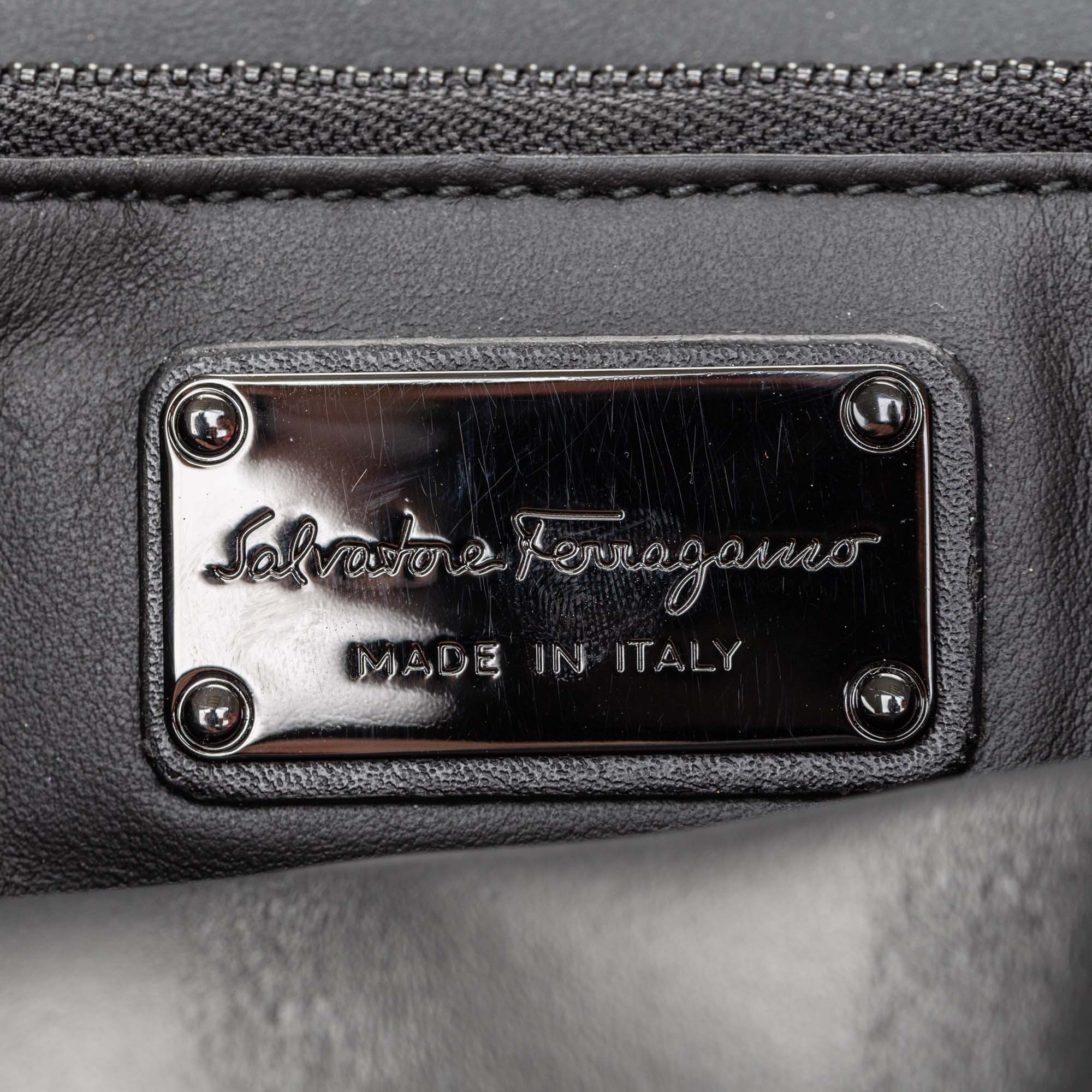 Buy & Consign Authentic Salvatore Ferragamo Woven Vara Crossbody Bag at The Plush Posh
