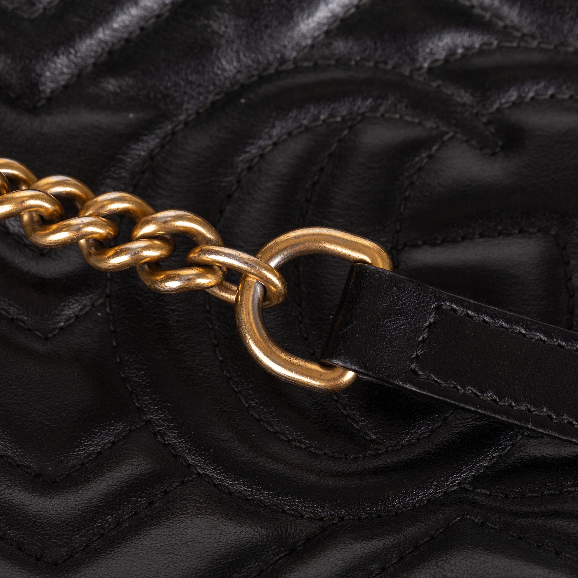 Buy & Consign Authentic Gucci  Marmont Animal Stud Crossbody Black at The Plush Posh