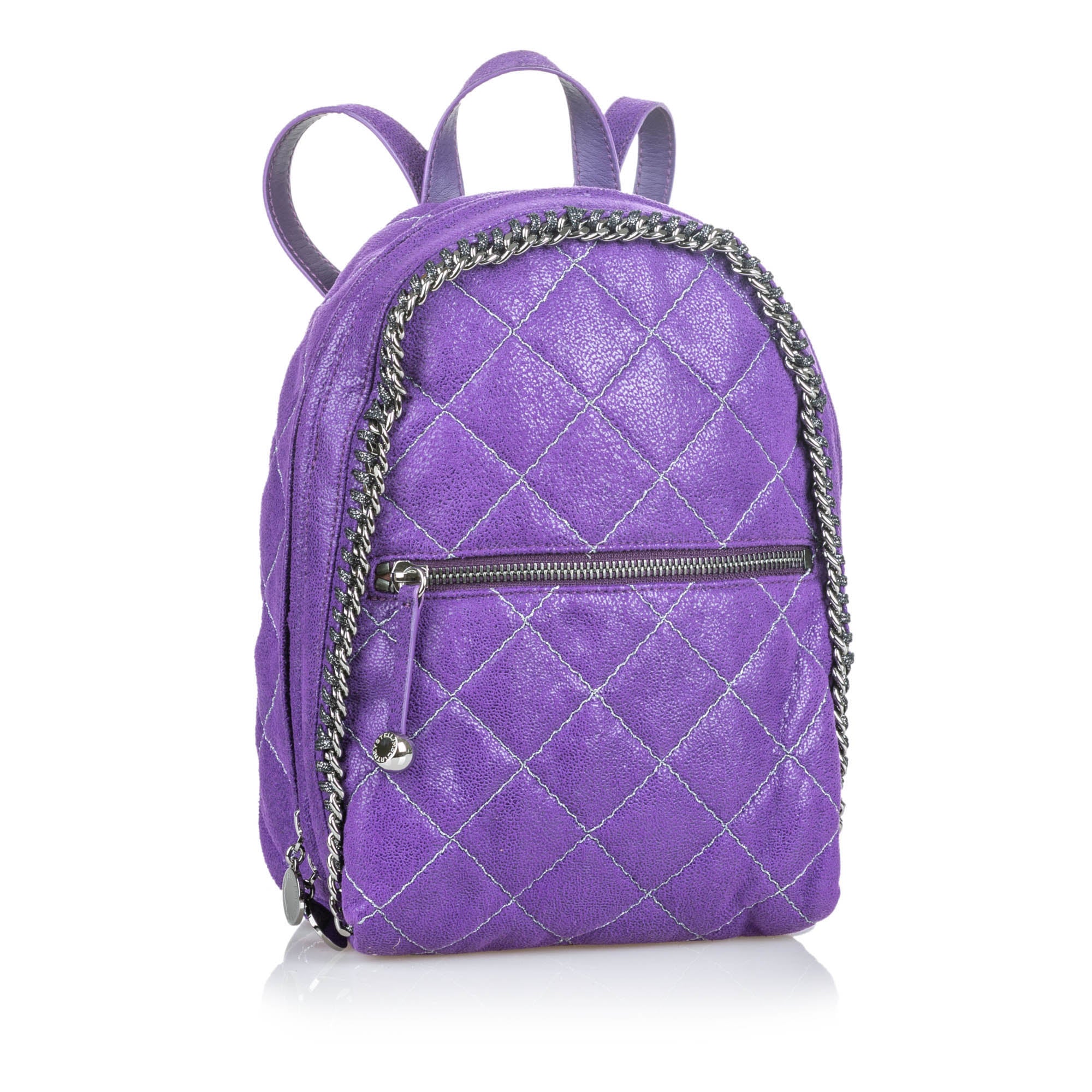 Buy & Consign Authentic Stella McCartney Quilted Leather Falabella Backpack at The Plush Posh