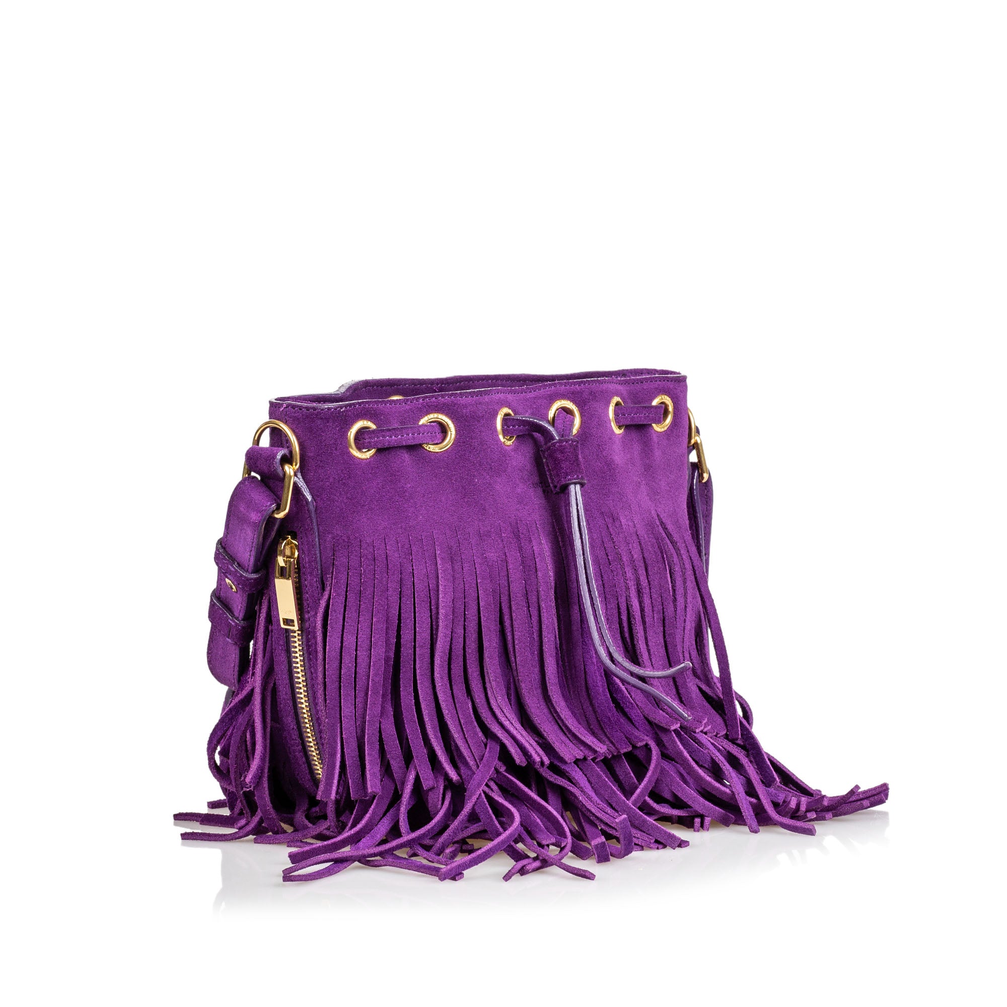 Buy & Consign Authentic YSL Suede Emmanuelle at The Plush Posh