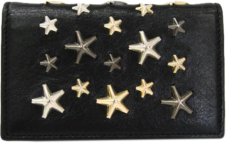 Buy & Consign Authentic Jimmy Choo Leather Studded Card Case Black at The Plush Posh