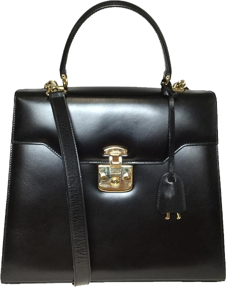 Buy & Consign Authentic Gucci Black Leather Bag at The Plush Posh
