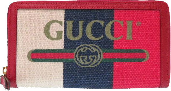 Buy & Consign Authentic Gucci Print Zip Around Canvas Leather Wallet at The Plush Posh
