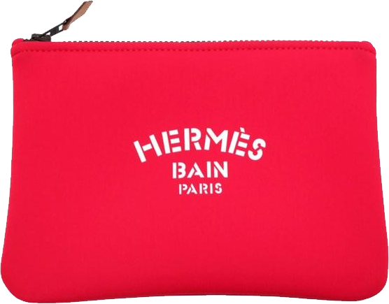 Buy & Consign Authentic Hermes Neovan Flat Pouch PM Red at The Plush Posh