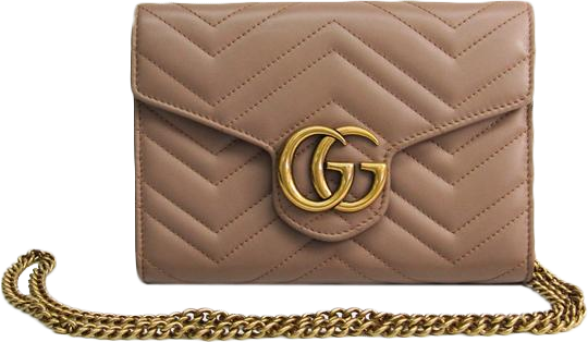 Buy & Consign Authentic Gucci Calfskin Matelasse Super Mini GG Marmont Beige at The Plush Posh