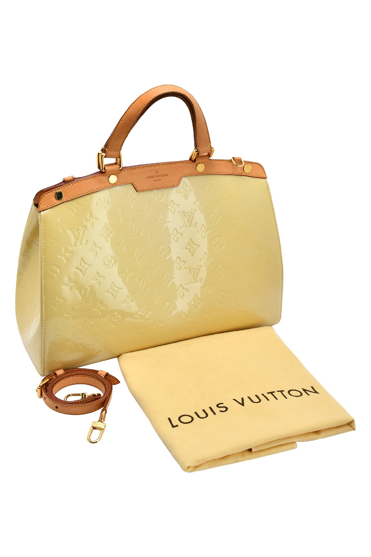 Louis Vuitton Monogram Corail Vernis Brea GM Bag