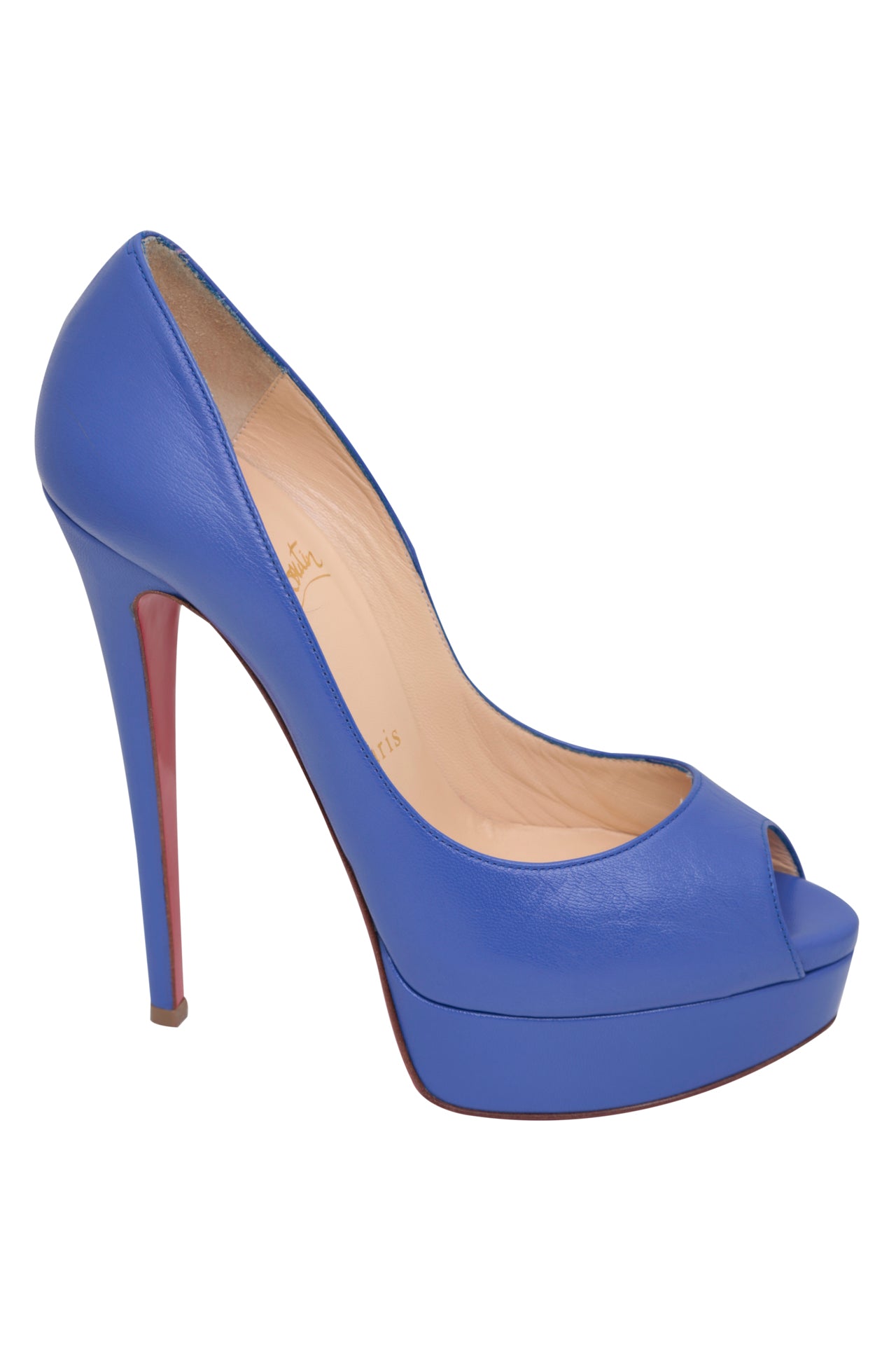 Christian Louboutin Hot Spring Lace and Patent Leather Pumps EU 37