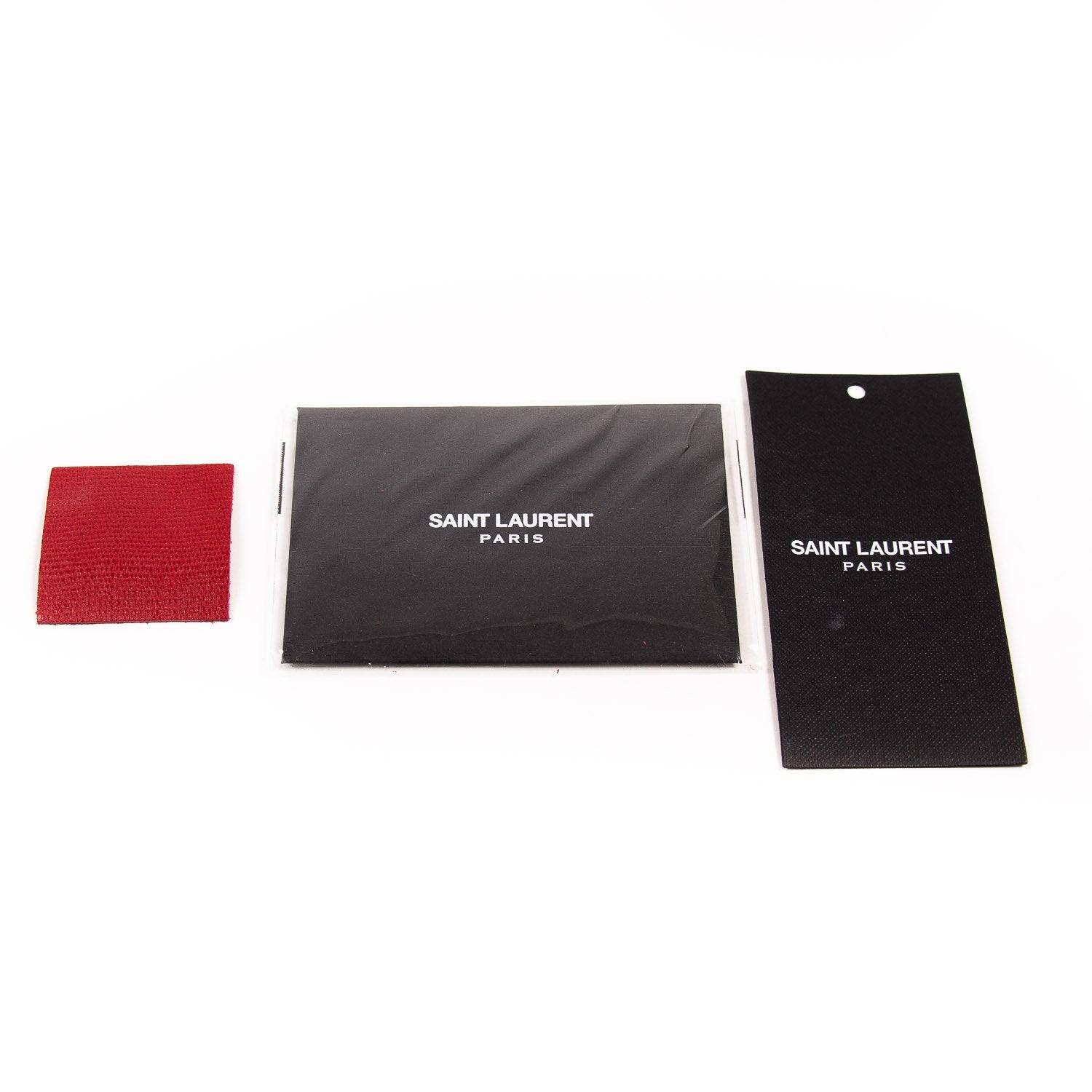 Buy & Consign Authentic Saint Laurent Calfskin Classic Y Ligne Clutch Red at The Plush Posh